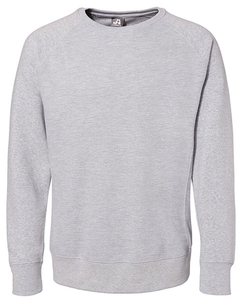 J America 8707  Ripple Fleece Raglan Crewneck Sweatshirt