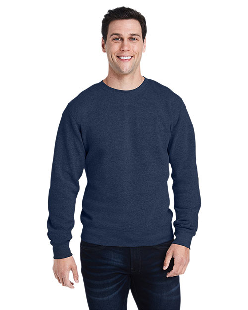 J America 8870JA adult Triblend Crewneck Sweatshirt