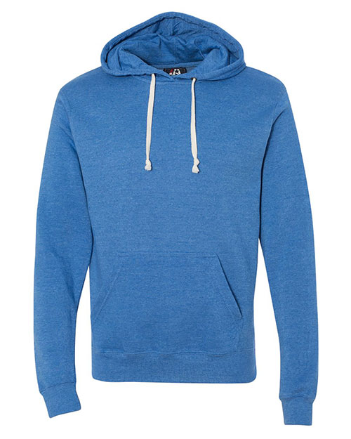 J America 8871 Triblend Fleece Hooded Sweatshirt