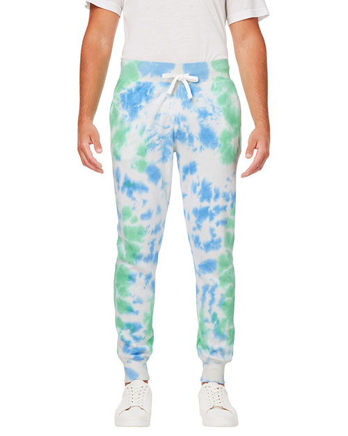 J America 8884JA Men Adult Tie Dye Fleece Jogger