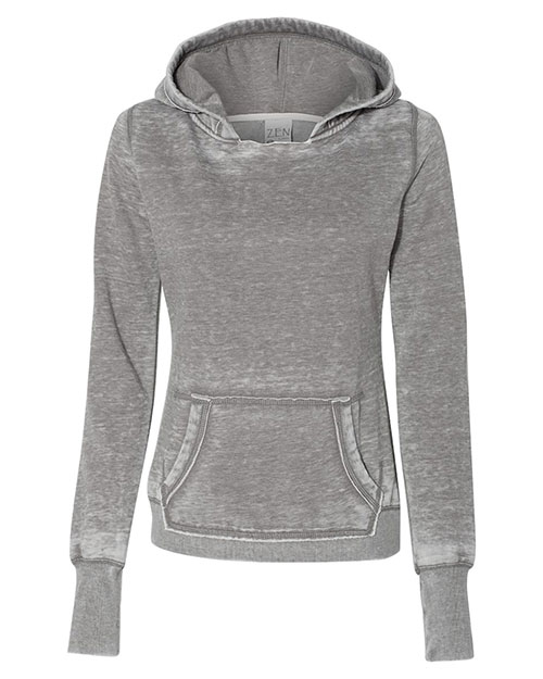 J America 8912 Women's Zen Fleece Hooded Sweatshirt