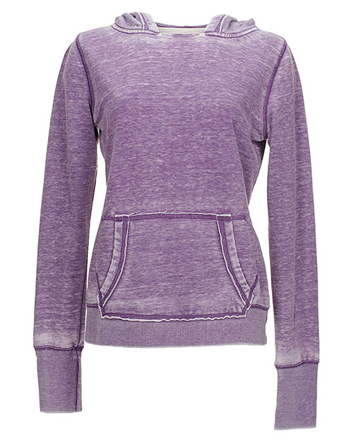 J America 8912  Women's Zen Fleece Hooded Sweatshirt
