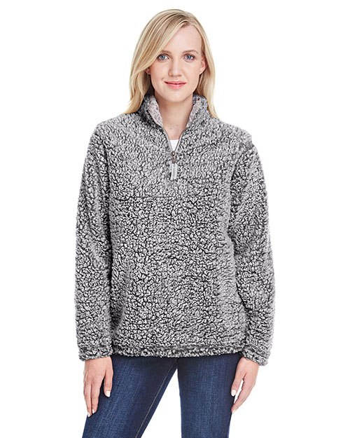 J America JA8451 Ladies' Epic Sherpa 1/4 Zip