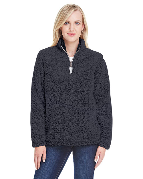 J America JA8451 Ladies' Epic Sherpa 1/4 Zip