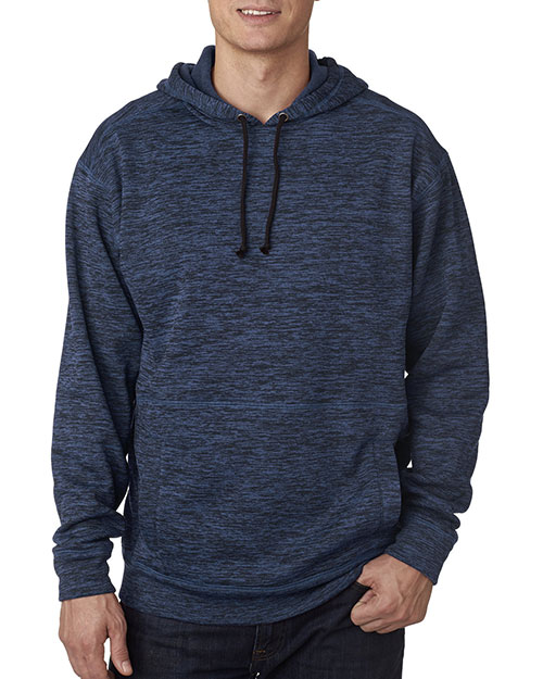 J America JA8613 Men Adult Cosmic Poly Fleece Hooded Sweatshirt