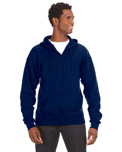 J America JA8821 adult Premium Full-Zip Fleece Hooded Sweatshirt