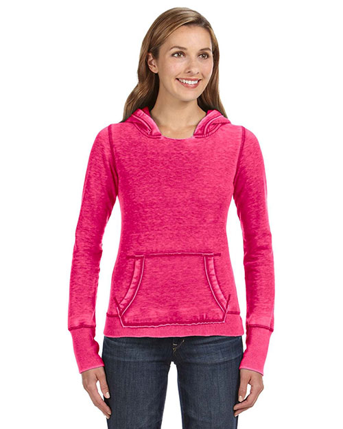 J America JA8912  Ladies' Zen Pullover Fleece Hooded Sweatshirt