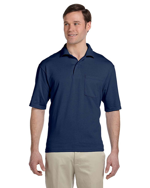 Jerzees 436P Men Adult SpotShield™ Pocket Jersey Polo