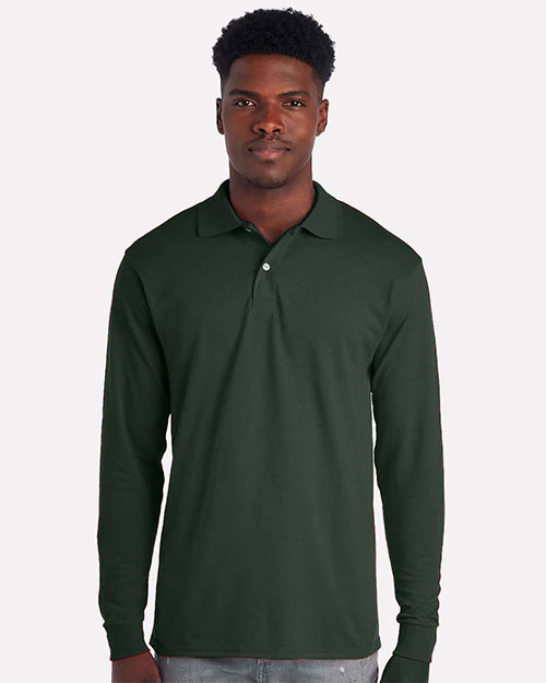 Jerzees 437LR Men's Dri-Power® Long Sleeve Polo