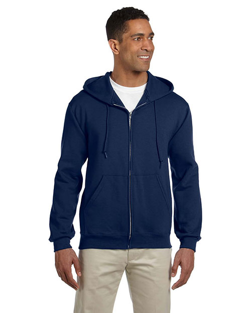 Jerzees 4999 Men Adult 9.5 oz., Super Sweats® NuBlend® Fleece Full-Zip Hooded Sweatshirt