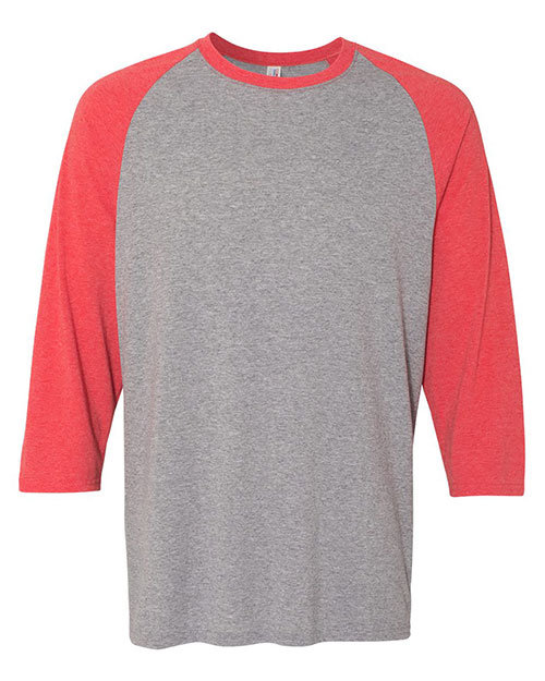 Jerzees 601RR Triblend Three-Quarter Raglan Baseball T-Shirt