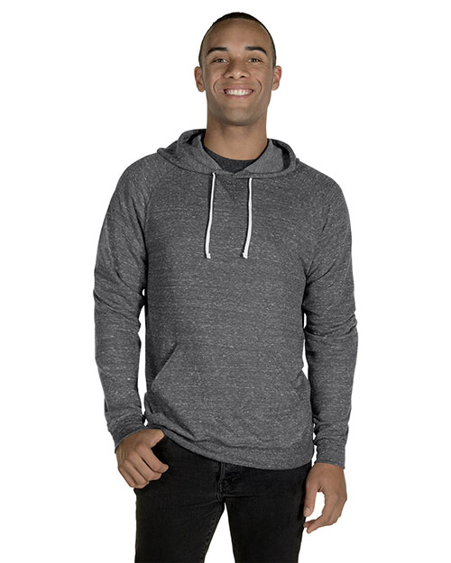 Jerzees 90MR adult Snow Heather Raglan Hooded Sweatshirt