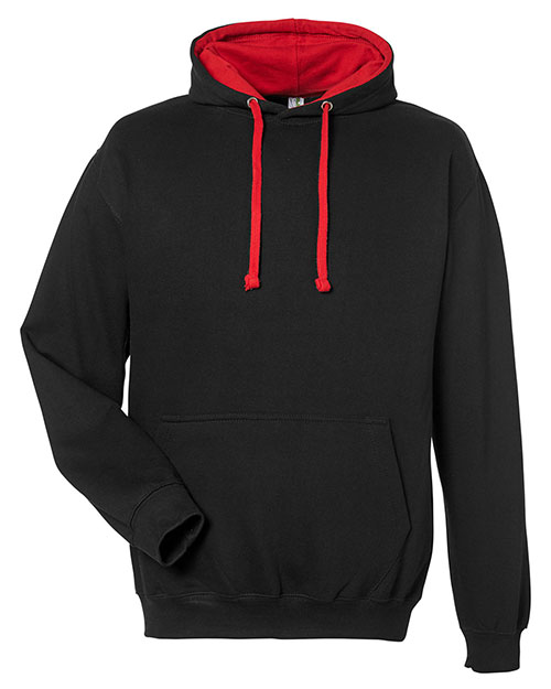 Just Hoods By AWDis JHA003  Adult 80/20 Midweight Varsity Contrast Hooded Sweatshirt