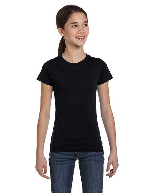 LAT 2616 Girls' Fine Jersey Tee