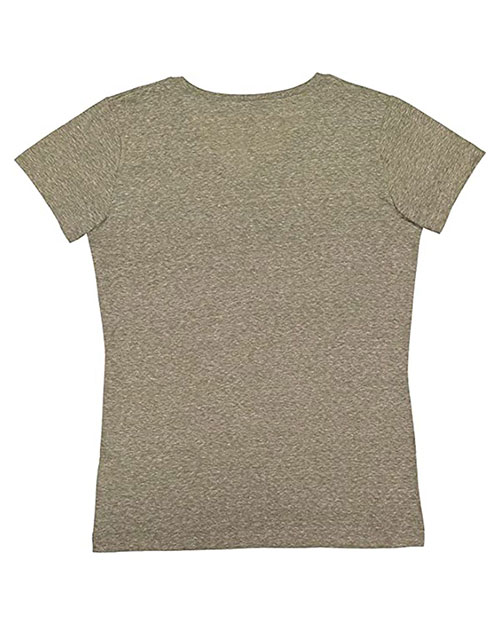 LAT 3591 Women's Harborside Mélange V-Neck Tee