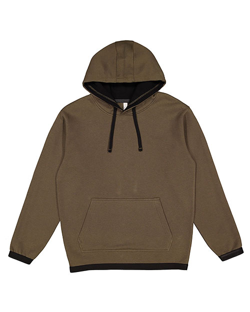 LAT 6996 Men Adult Statet Fleece Pullover Hoodie