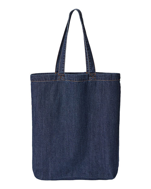 Liberty Bags 7761A Cotton Denim Gusseted Tote Bag