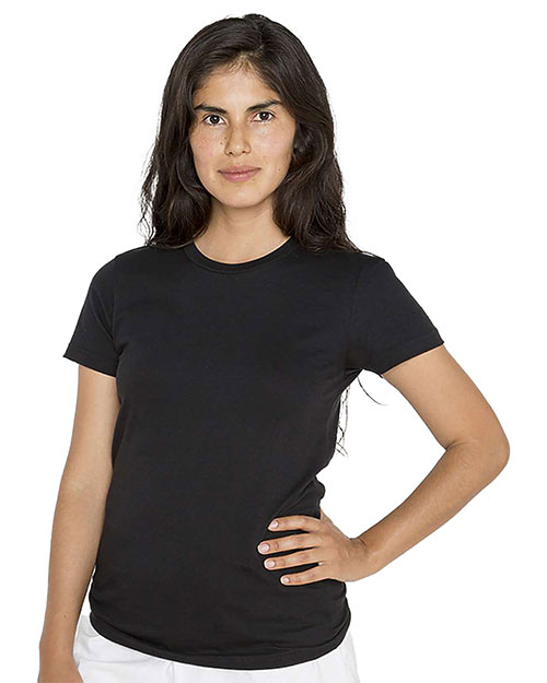 Los Angeles Apparel 21002 USA-Made Women's Fine Jersey T-Shirt