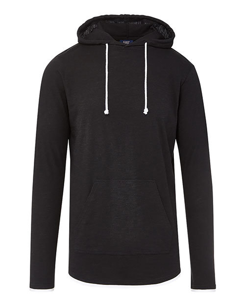 MV Sport 24401 Unisex Miles Slub Hooded Long Sleeve T-Shirt