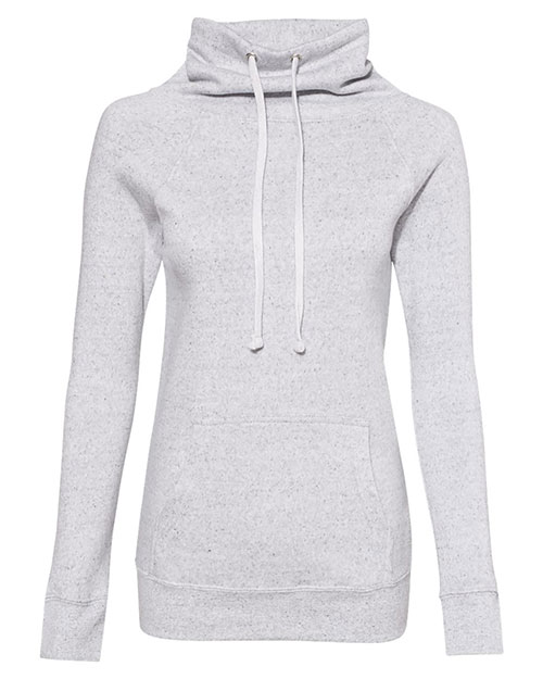 MV Sport W20155 Women’s Space-Dyed Cowl Neck Sweatshirt