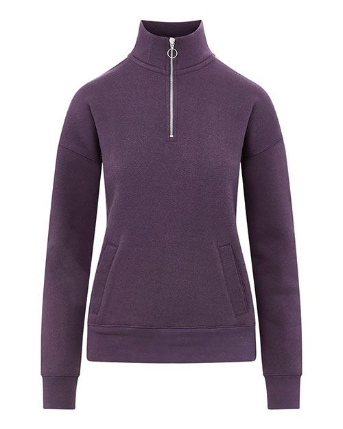 MV Sport W20189 Women's Cloud Fleece Quarter-Zip Sweatshirt