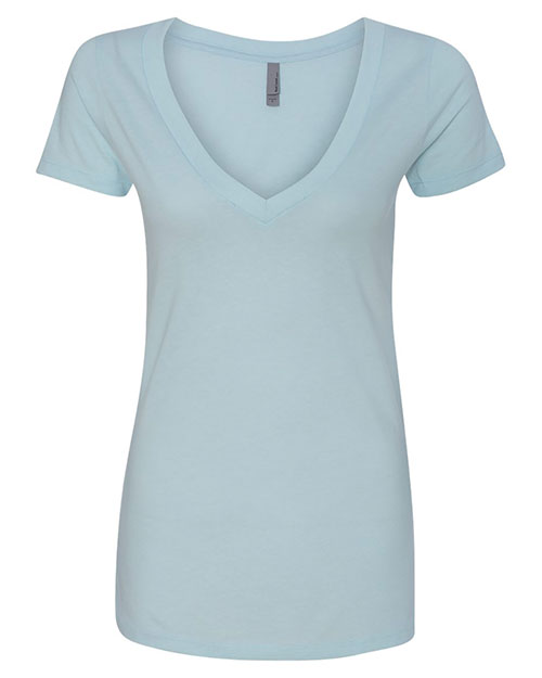 Next Level 6640 Women’s CVC Deep V-Neck T-Shirt
