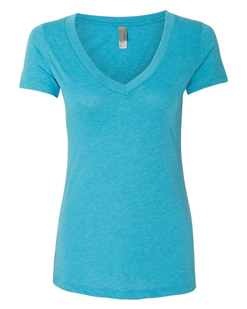 Next Level 6740 Women’s Triblend Deep V-Neck T-Shirt