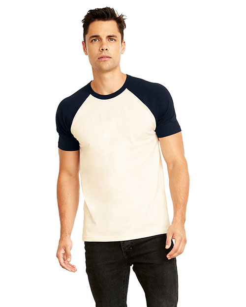 Next Level N3650 Men Unisex Raglan Short-Sleeve T-Shirt