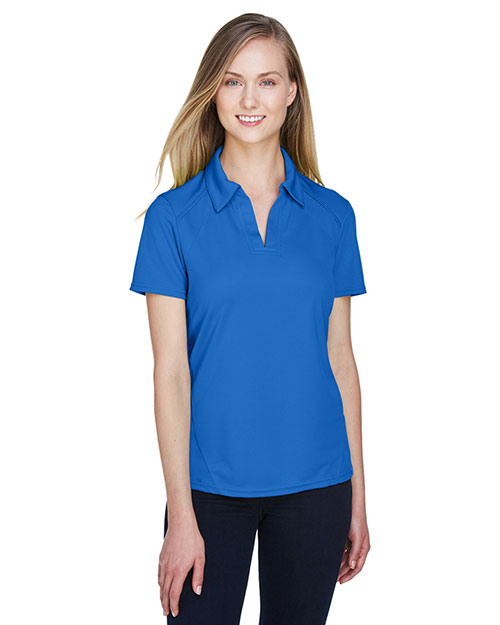 North End 78632 Ladies' Recycled Polyester Performance Piqué Polo