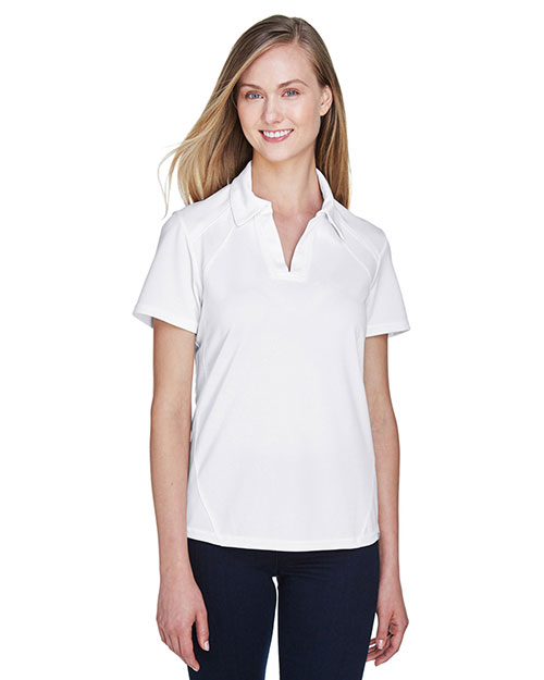 North End 78632 Ladies' Recycled Polyester Performance Piqué Polo