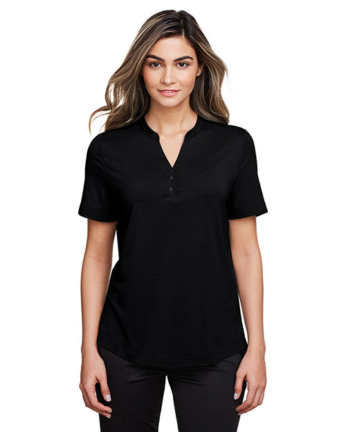 North End NE100W  Ladies' Jaq Snap-Up Stretch Performance Polo