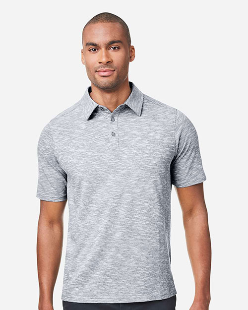 North End NE115 Men's Eclipse Jacquard Polo