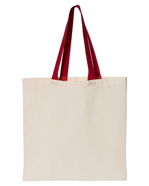 OAD OAD105  Contrast-Color Handle Tote