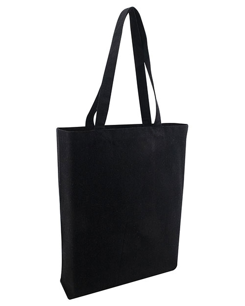 OAD OAD106R  Midweight Recycled Cotton Gusseted Tote