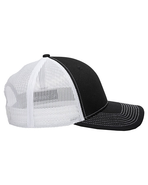 Outdoor Cap OC771  Structured Trucker With Solid Mesh Back Hat