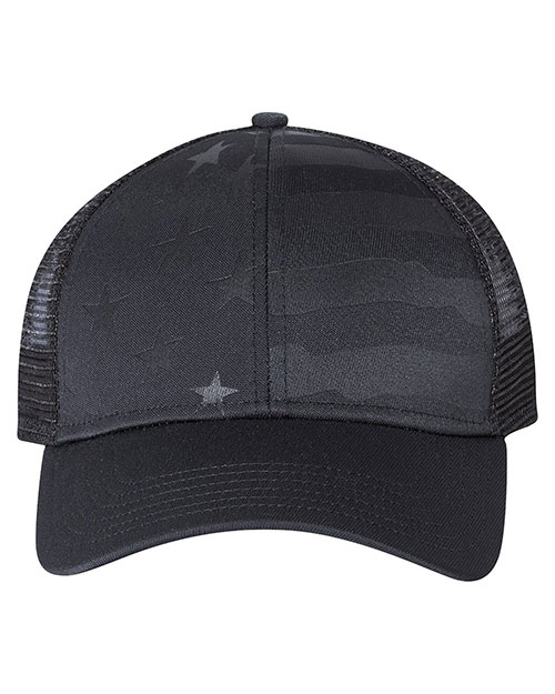 Outdoor Cap USA750M Debossed Stars and Stripes Mesh-Back Cap