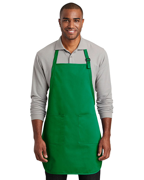 Port Authority Full-Length Two-Pocket Bib Apron. A600