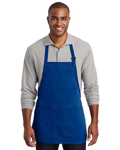 Port Authority Medium-Length Two-Pocket Bib Apron. A601