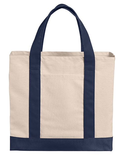 Port Authority Cotton Canvas Two-Tone Tote BG429