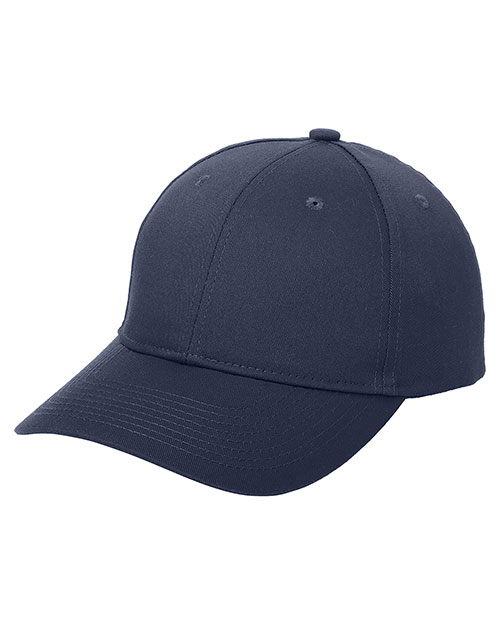 Port Authority C800  Fine Twill Cap Navy at bigntallapparel