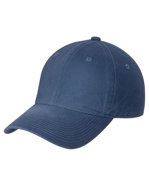 Port Authority C811  Spray Wash Cap Steel Blue at bigntallapparel