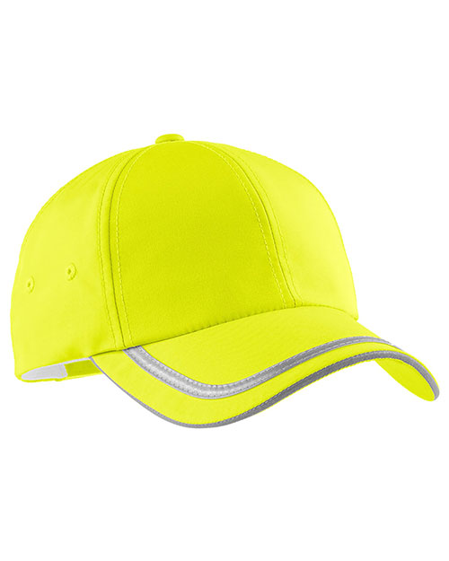 Port Authority C836   Safety Cap Safety  Yellow/ Reflective at bigntallapparel