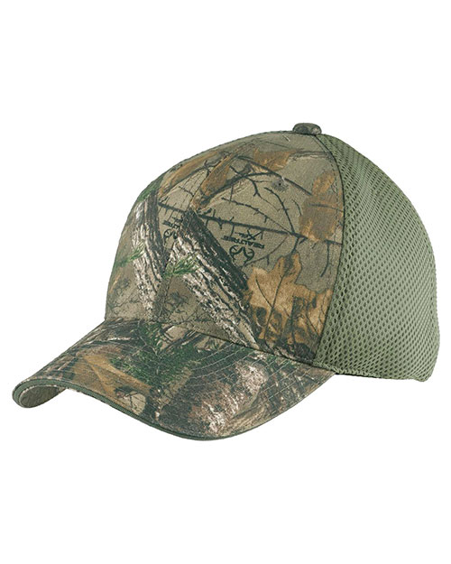 Port Authority Camouflage Cap with Air Mesh Back. C912