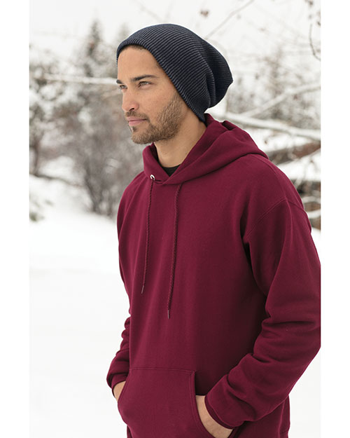 Port Authority Rib Knit Slouch Beanie. C935