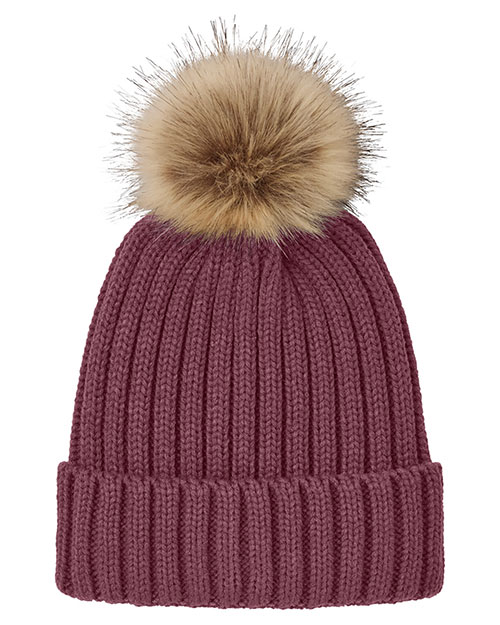 Port Authority C990 ® Faux Fur Pom Beanie