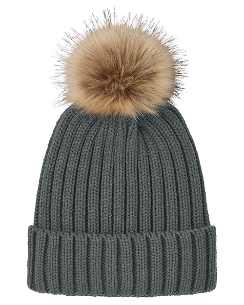 Port Authority C990 ® Faux Fur Pom Beanie