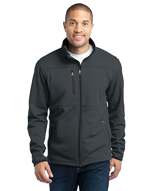 Port Authority F222 Men New   Pique Fleece Jacket Graphite at bigntallapparel