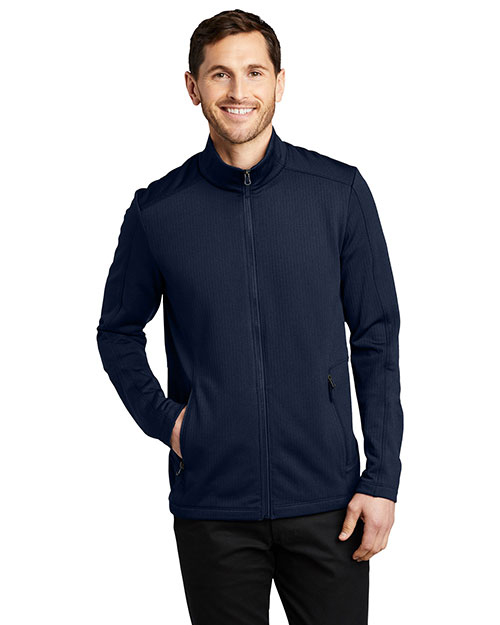 Port Authority Grid Fleece Jacket. F239