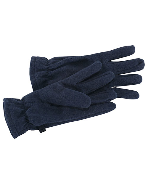Port Authority GL01  Fleece Gloves Navy at bigntallapparel