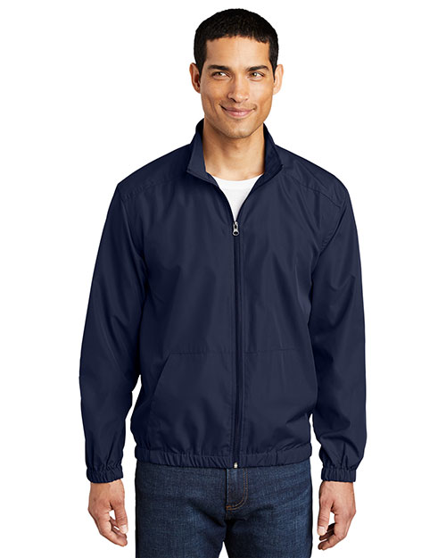 Port Authority J305 Men Essential Jacket True Navy at bigntallapparel